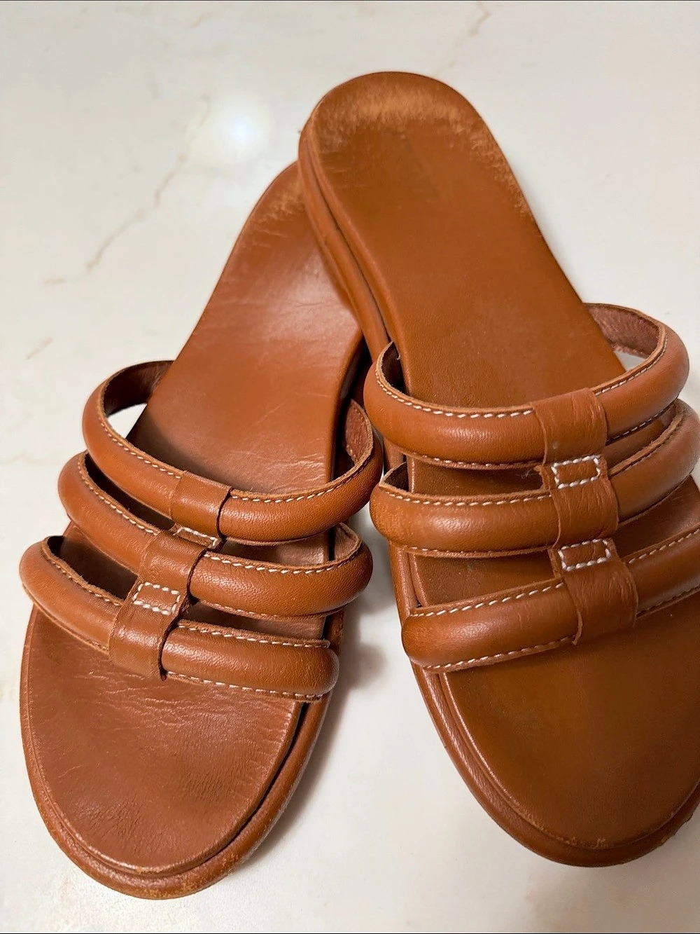 Tiare Slide Brown Slides US W 9 EU 39